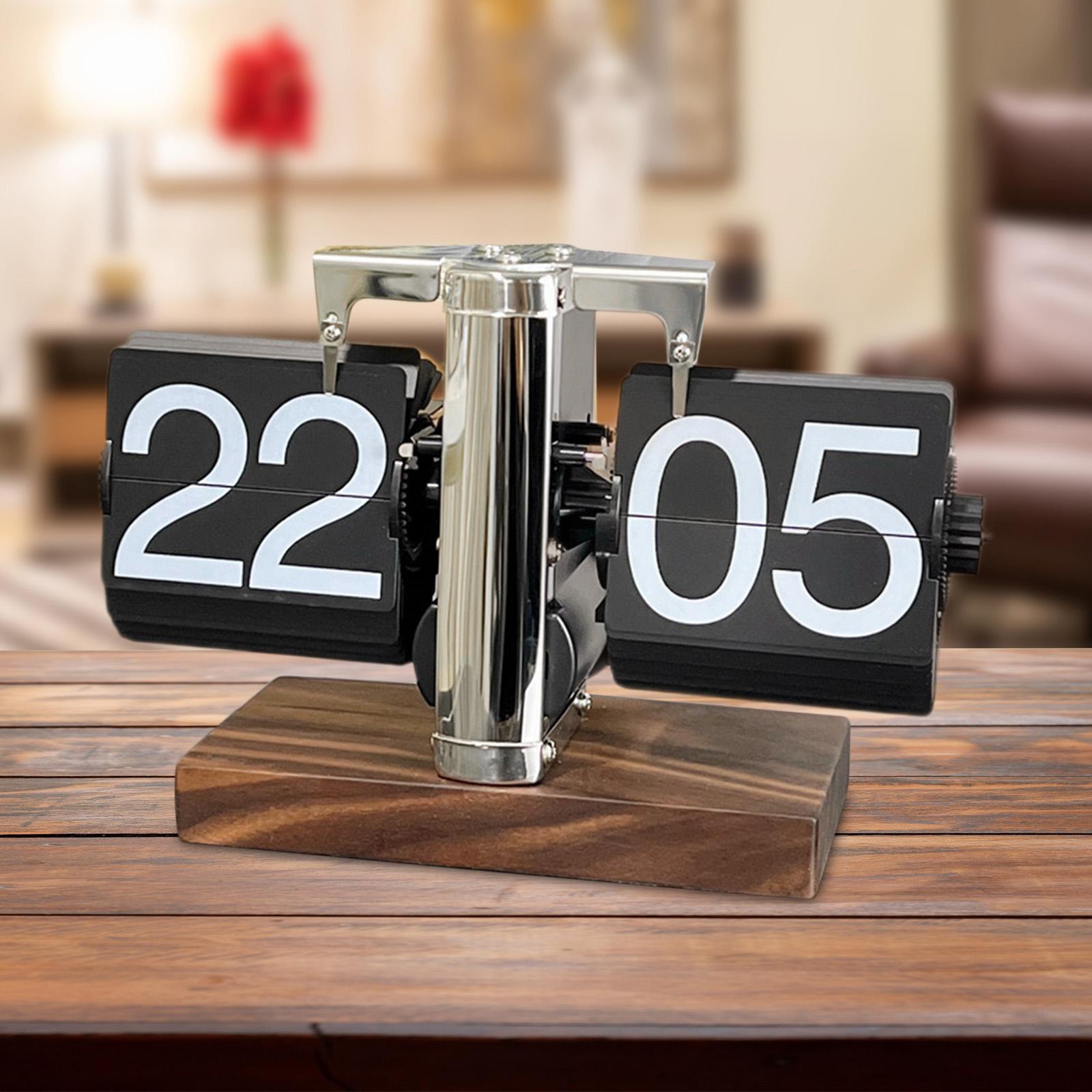 Desk Setup Gadgets - Flip Clock Retro Digital Table Clock