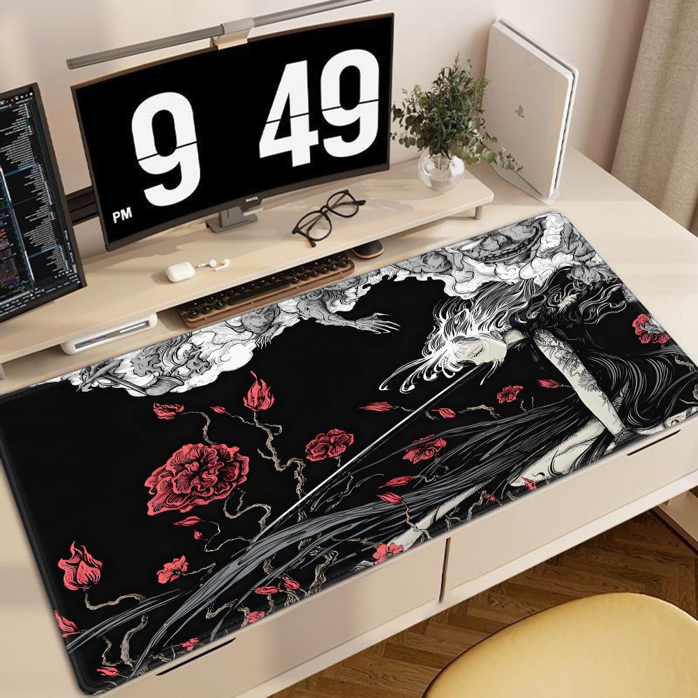Cool Black Angel Fairy Tale Mo - Desk Setup Red 评论和价格