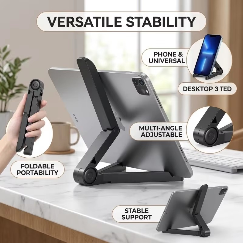 Universal Folding Tablet Holde - Desk Setup Gadgets 评论和价格
