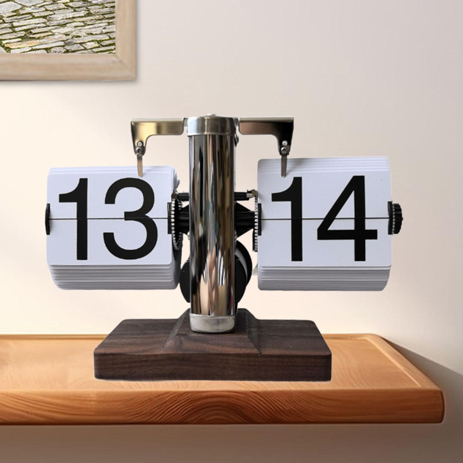 Flip Clock Retro Digital Table - Desk Setup Gadgets 评论和价格