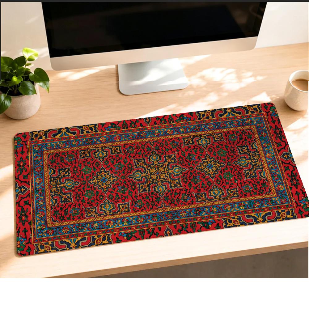 Persian Rug Carpet Red Mousepa - Desk Setup Red 评论和价格