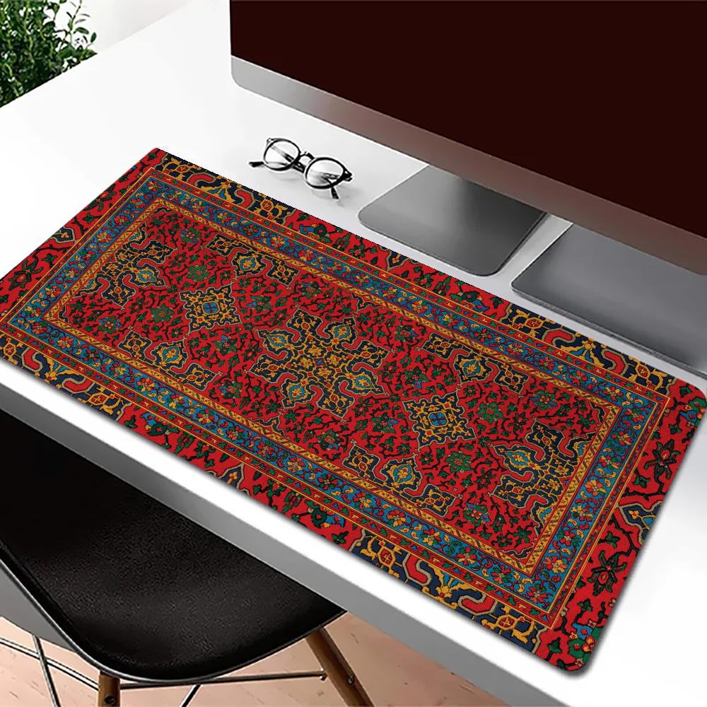 Persian Rug Carpet Red Mousepa - Desk Setup Red 评论和价格