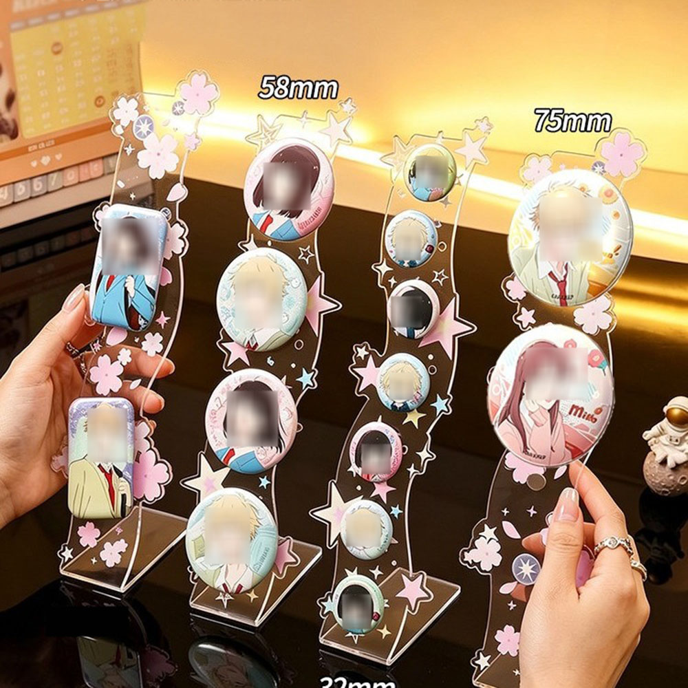 Wavy Acrylic Magnetic Badge Di - Korean Desk Setup 评论和价格