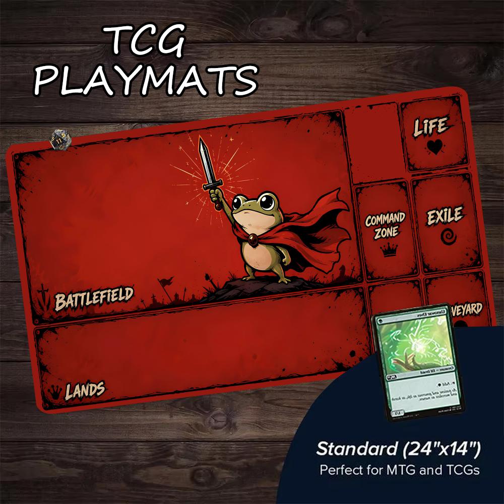 Red Cape Sword Frog  MTG&TCG T - Desk Setup Red 评论和价格