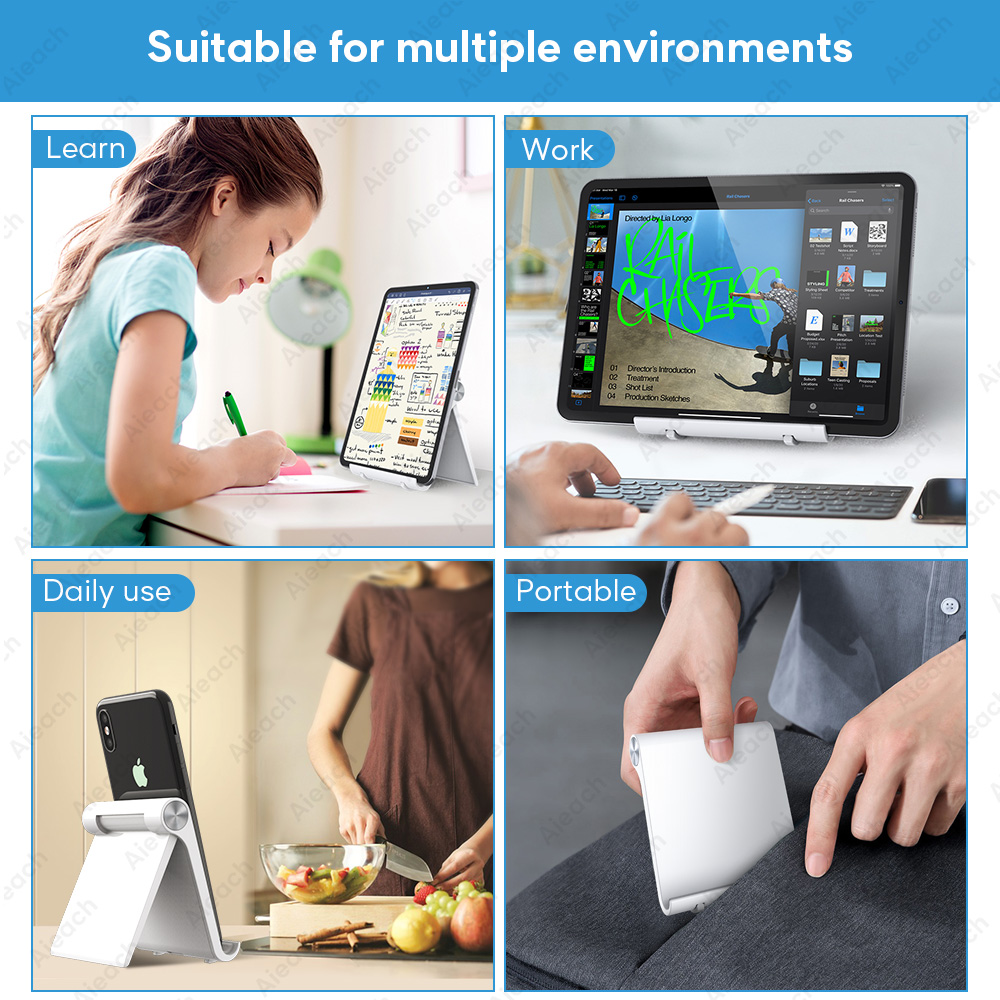 AIEACH Tablet Phone Stand iPad - Desk Setup Gadgets 评论和价格