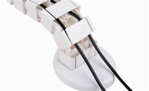 ISRTAO White under Desk Cable  - Desk Setup Cable Management 评论和价格