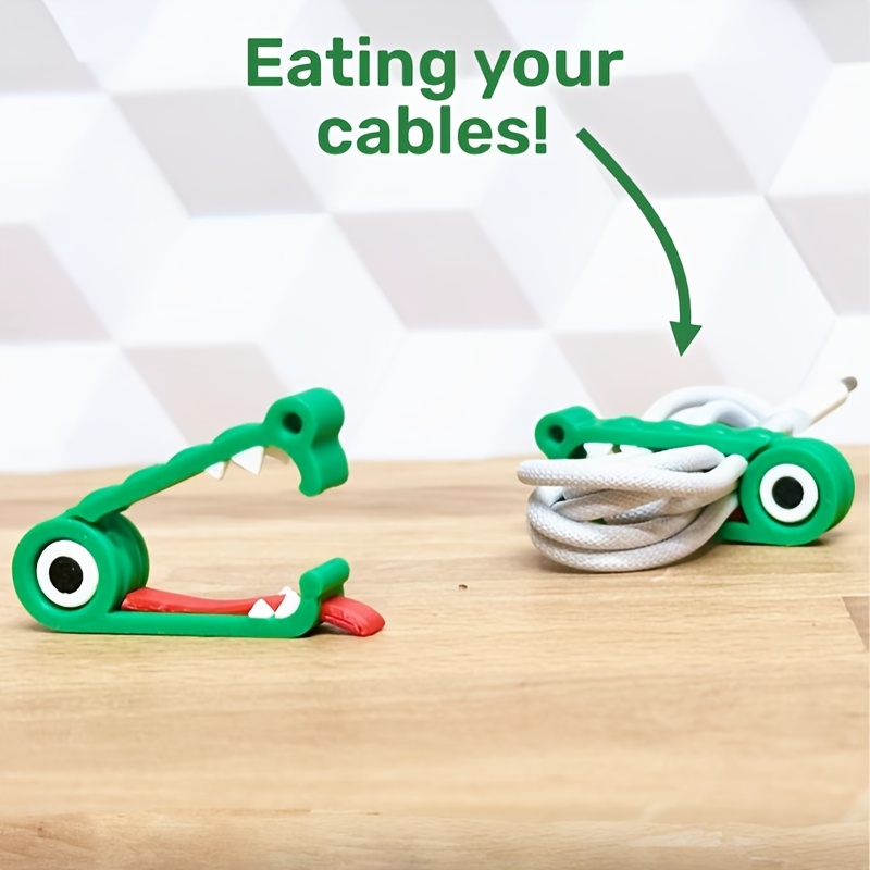 1/3pcs Fun Crocodile Cable Org - Desk Setup Gadgets 评论和价格