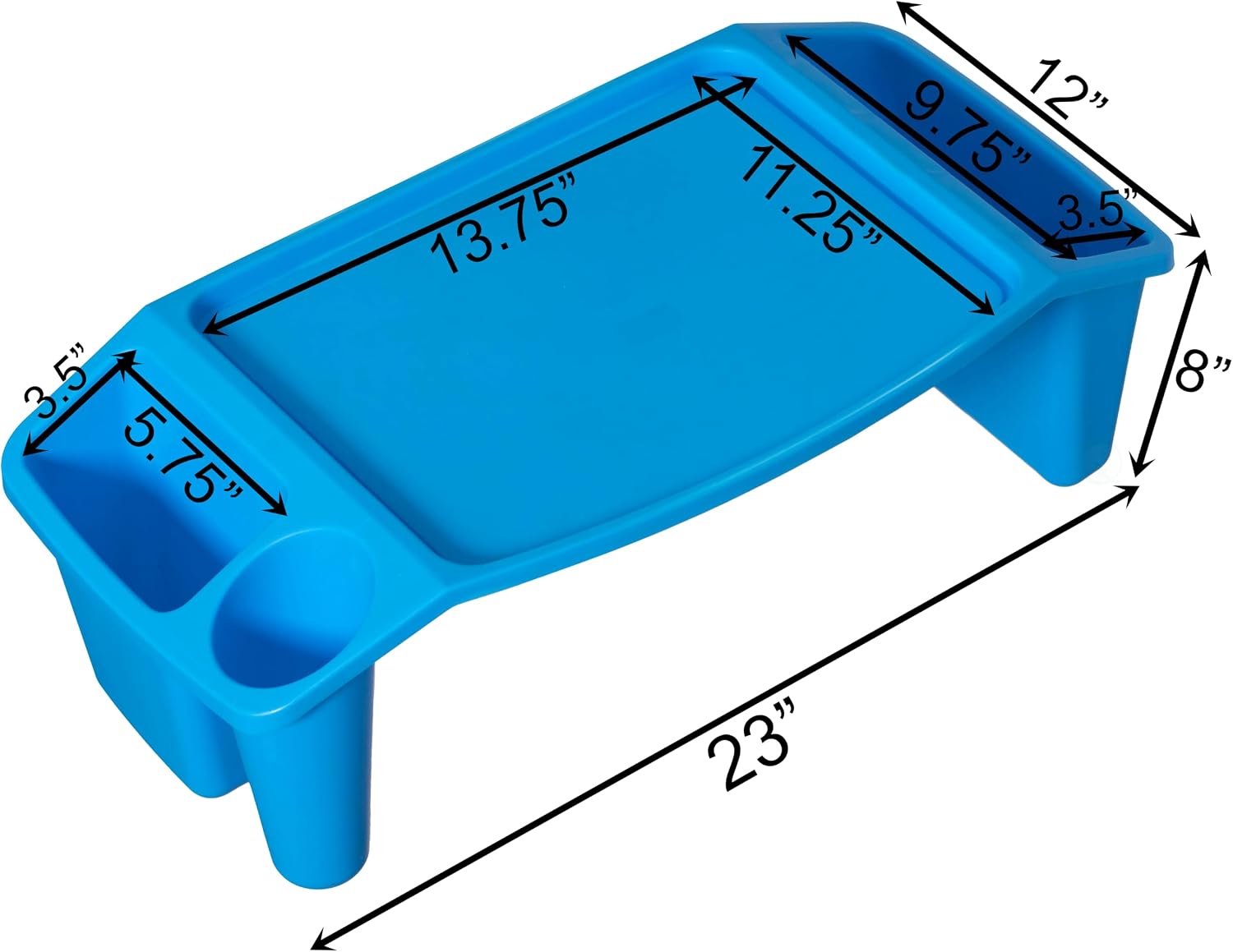 Set of 3 Portable Lap Desks wi - Desk Setup Blue 评论和价格
