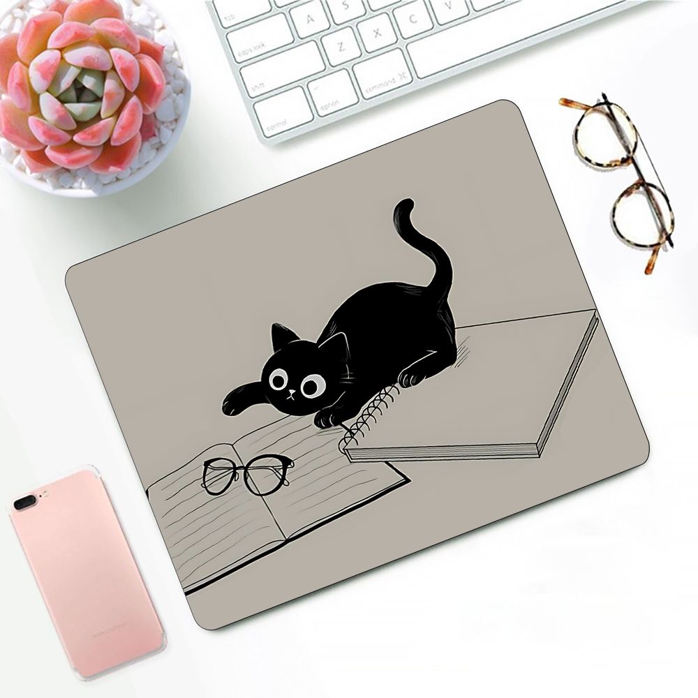 Cute Coffees Cats Gaming Mouse - Desk Setup Blue 评论和价格