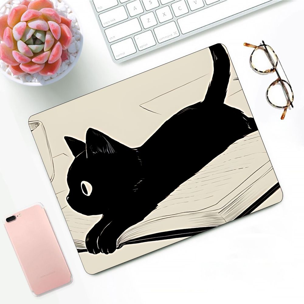Cute Coffees Cats Gaming Mouse - Desk Setup Blue 评论和价格