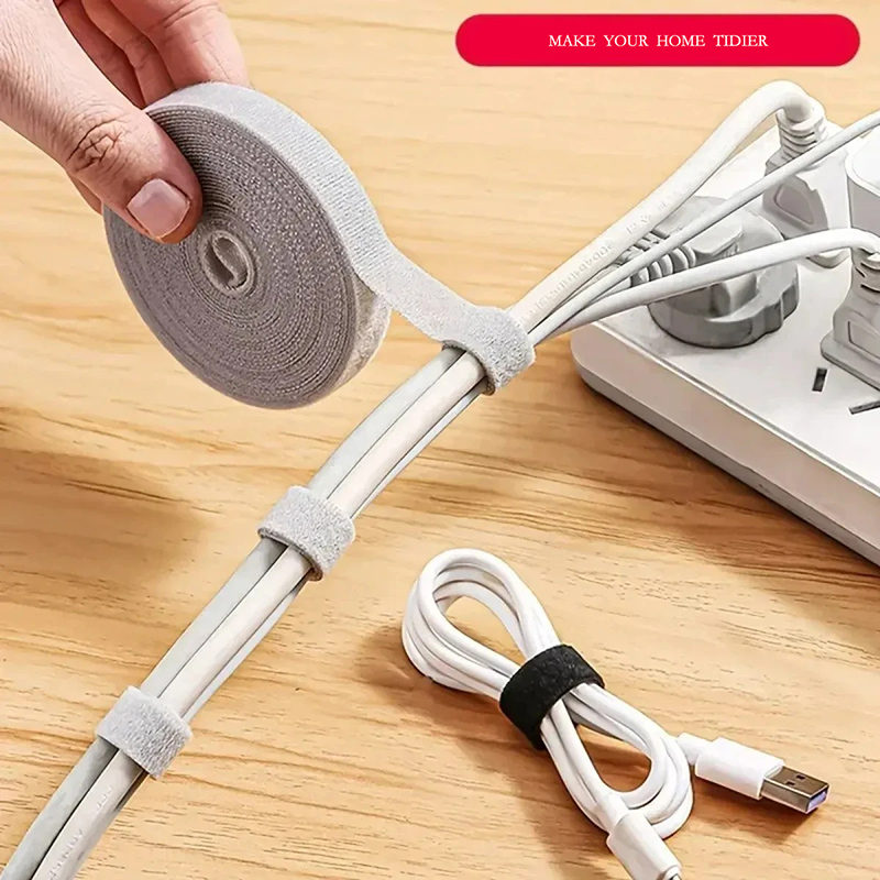 3M Hook and Loop Fastener Cabl - Desk Setup Cable Management 评论和价格