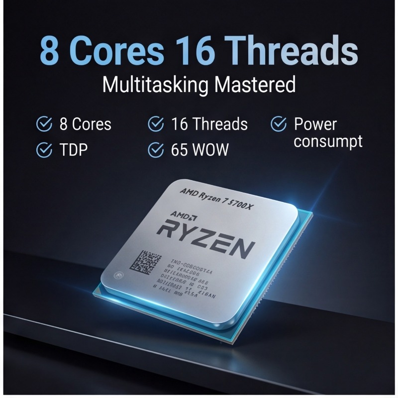 65W TDP AM4 CPU AMD Ryzen 7 57 - Amd Cpu Ryzen 7 评论和价格