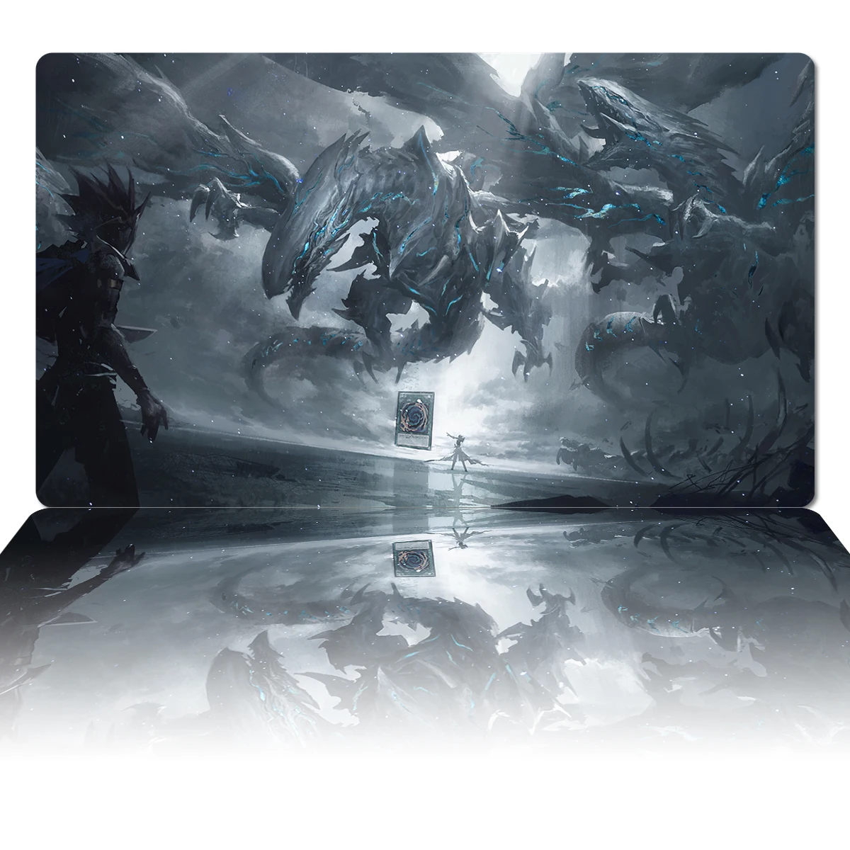YuGiOh Playmat Neo Blue-Eyes U - Desk Setup Blue 评论和价格
