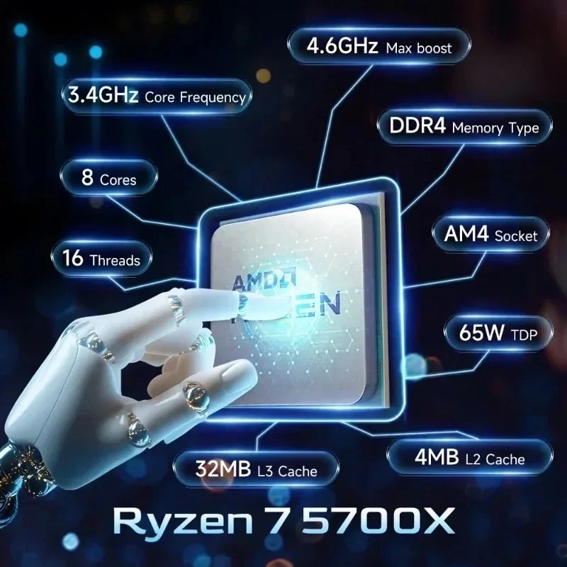 AMD Ryzen 7 5700X 4.6GHz Socke - Amd Cpu Ryzen 7 评论和价格