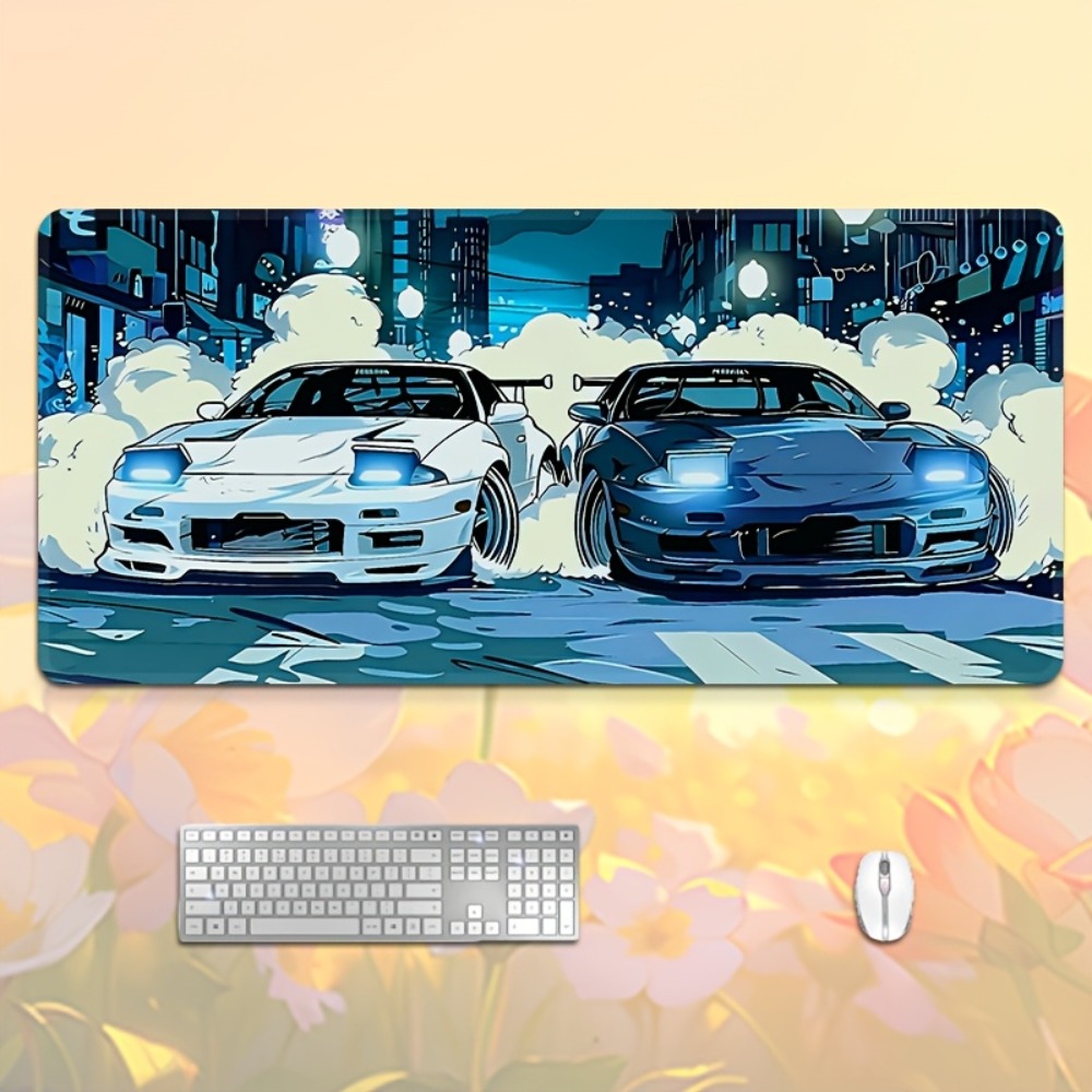 Anime Style Blue White Sports  - Desk Setup Blue 评论和价格