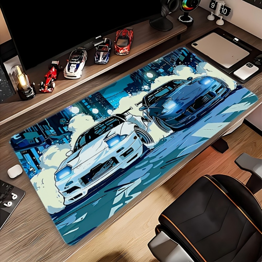 Anime Style Blue White Sports  - Desk Setup Blue 评论和价格