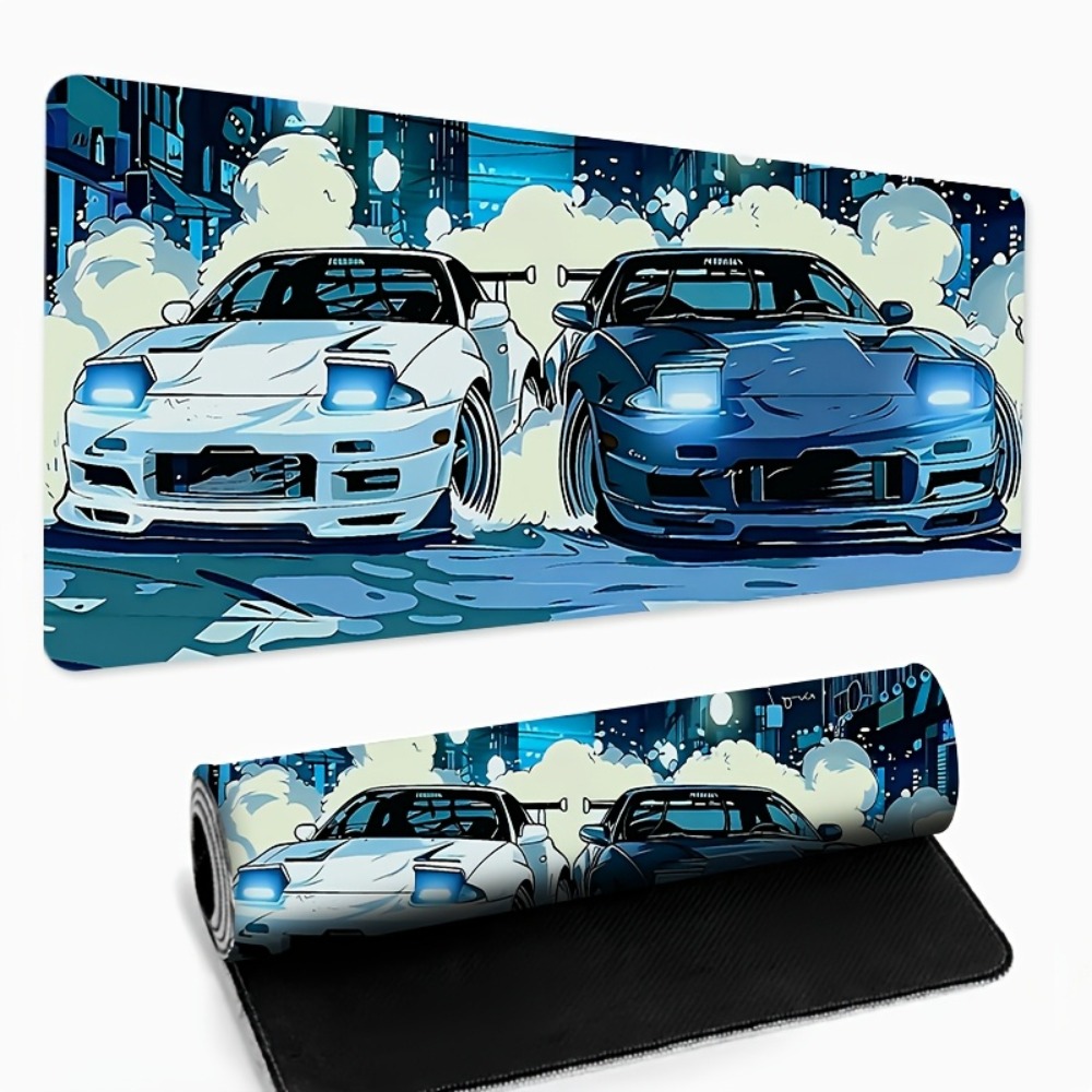 Anime Style Blue White Sports  - Desk Setup Blue 评论和价格