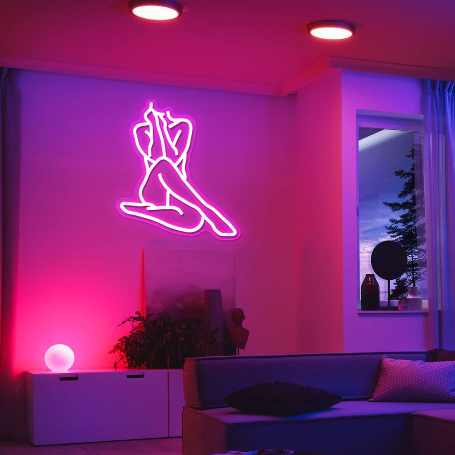 Lady Neon Sign USB Dimmable LE - Ambient Light Bar Usb 评论和价格