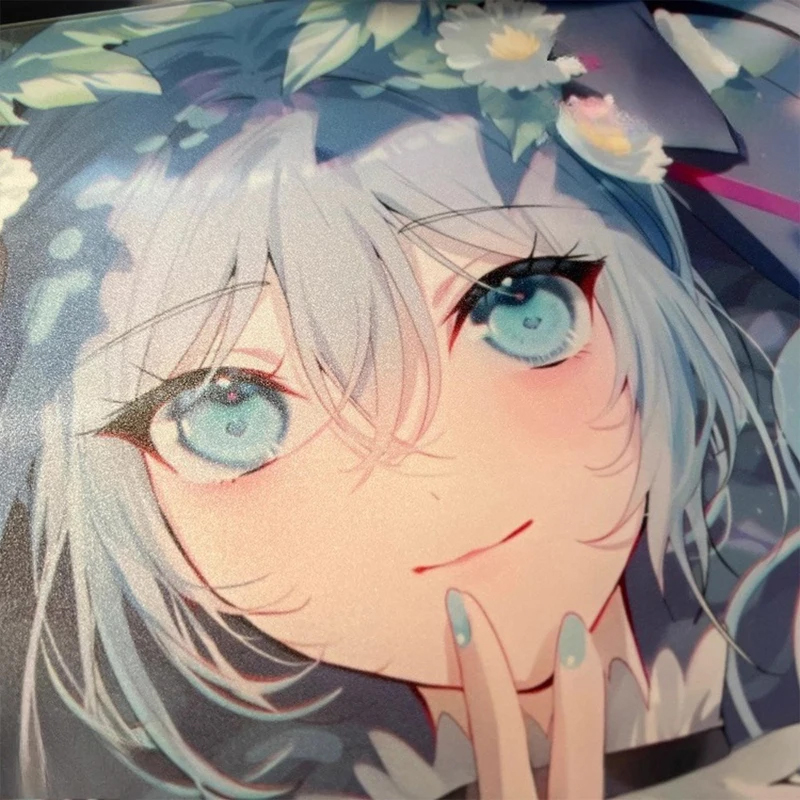Japanese Kawaii Anime Blue Gir - Desk Setup Blue 评论和价格