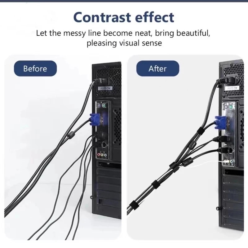 Cable Organizer Ties Tearable  - Desk Setup Cable Management 评论和价格