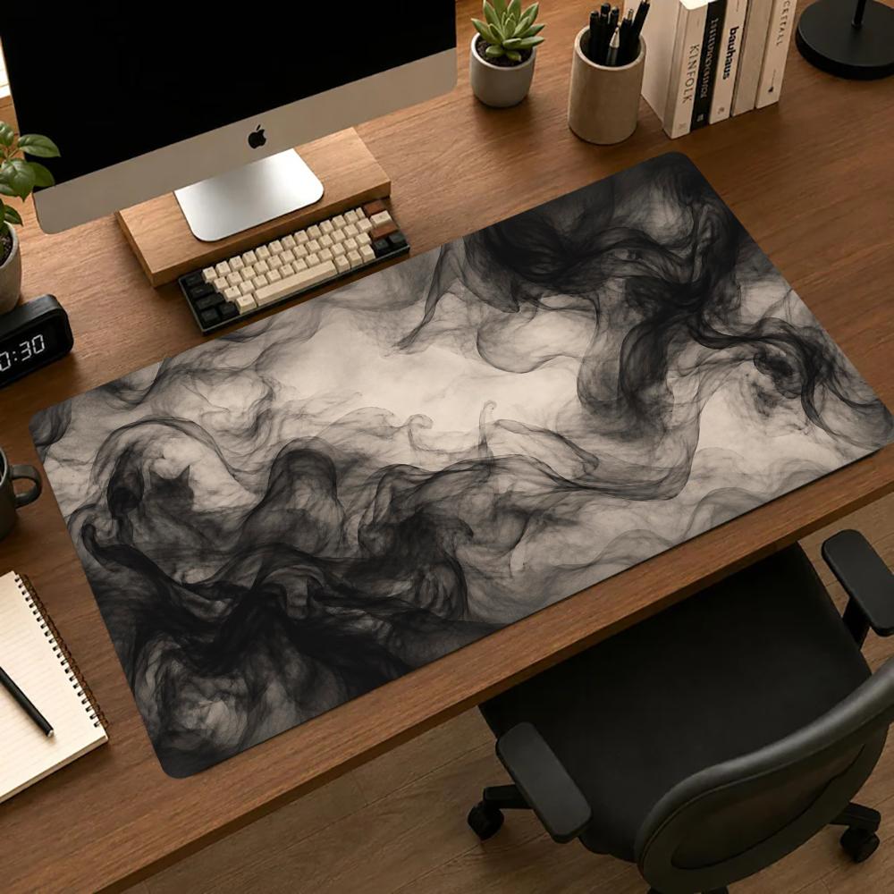 Black Smoke Mousepad Pc Access - Desk Setup Gadgets 评论和价格
