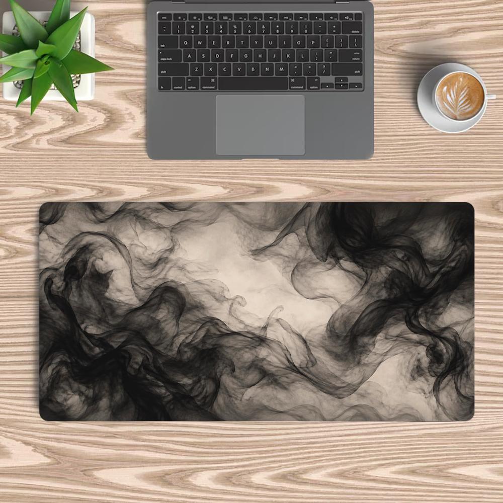 Black Smoke Mousepad Pc Access - Desk Setup Gadgets 评论和价格