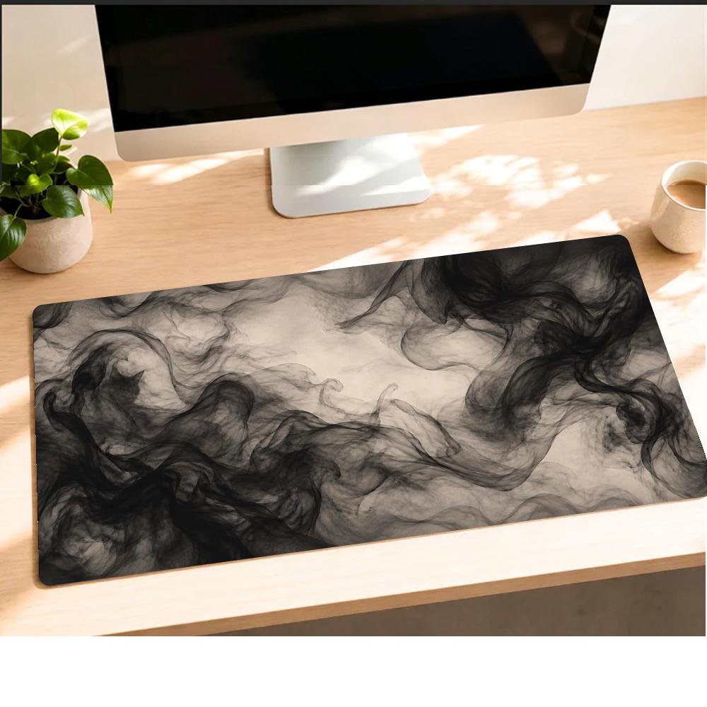 Black Smoke Mousepad Pc Access - Desk Setup Gadgets 评论和价格