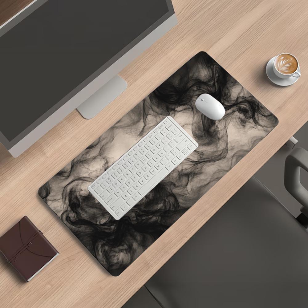Black Smoke Mousepad Pc Access - Desk Setup Gadgets 评论和价格